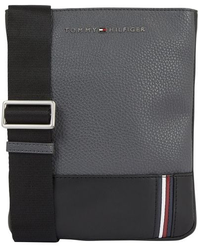 Tommy Hilfiger Central Mini Crossover Bag - Gray