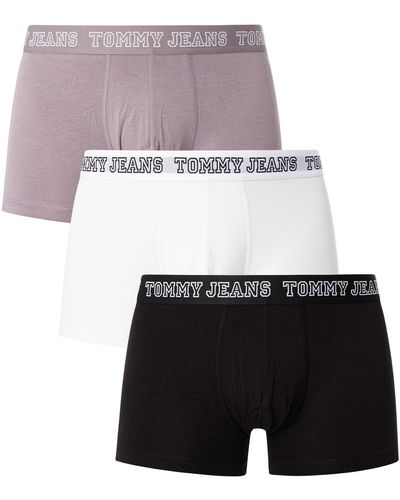 Tommy Hilfiger 3 Pack Varsity Cotton Essentials Trunks - White