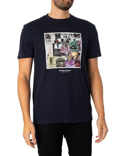 Weekend Offender Posters Graphic T-shirt - Black