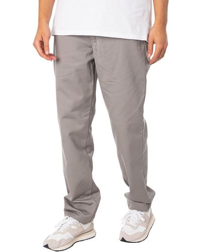 Carhartt Master Chino Trousers - Grey