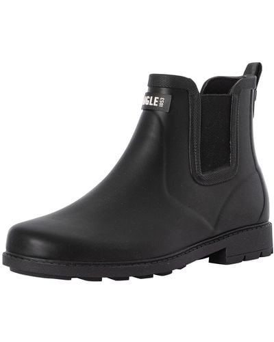 Aigle Carville Short Wellington Boots - Black