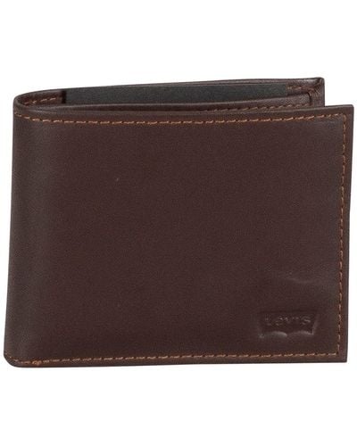 Levi's Casual Classics Leather Wallet - Brown
