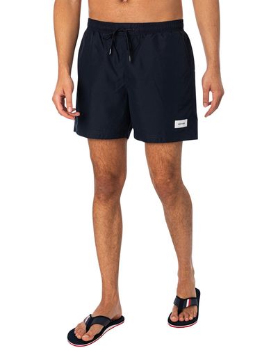 Tommy Hilfiger Lounge Medium Drawstring Swim Shorts - Blue