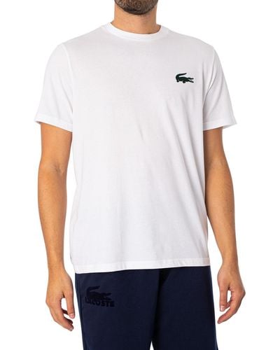 Lacoste Lounge Chest Logo T-shirt - White
