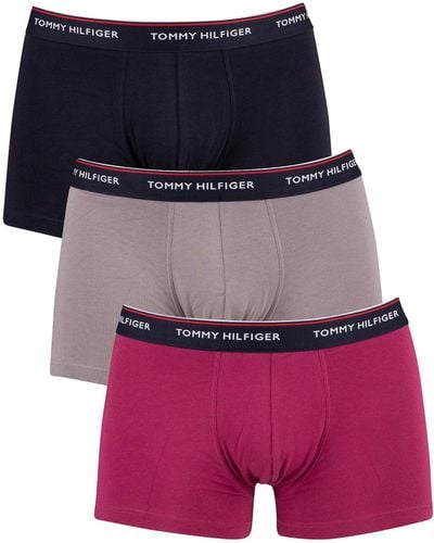 Tommy Hilfiger 3 Pack Trunks - Multicolour
