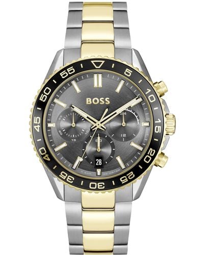 BOSS Runner Mesh Bracelet Watch - Grey