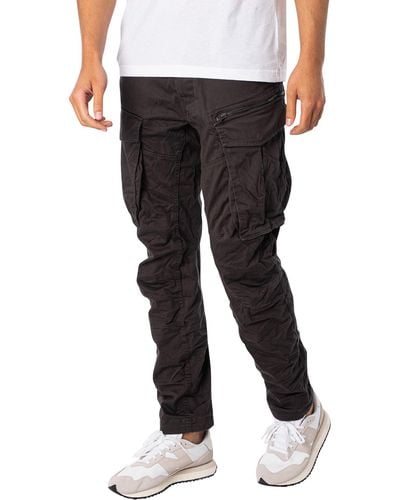 G-Star RAW Rovic Zip 3d Straight Tapered Fit Cargo Trousers - Black