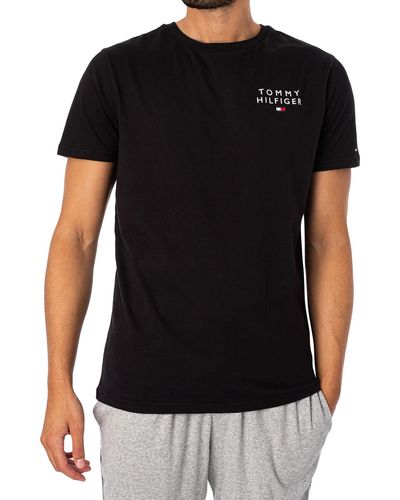 Tommy Hilfiger Th Original Logo Lounge T-shirt - Black