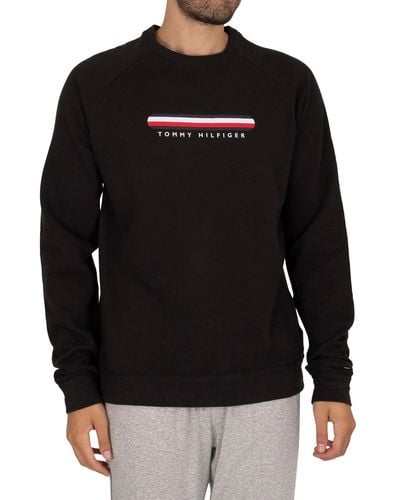 Tommy Hilfiger Seacelltm Logo Track Sweatshirt - Black
