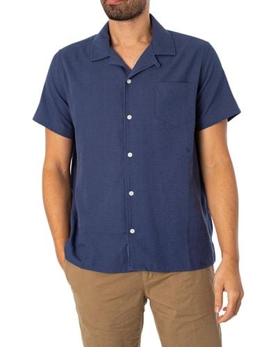 Pompeii3 Short Sleeved Shirt - Blue