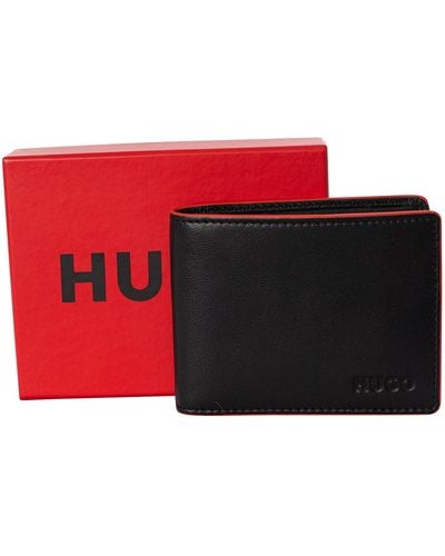 HUGO Subway Leather Wallet - Red