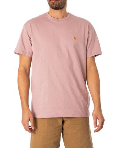 Carhartt Chase T-shirt - Pink
