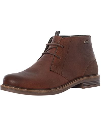 Barbour Readhead Leather Boots - Brown
