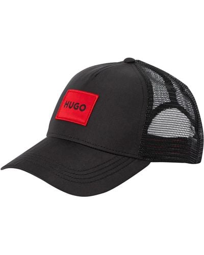 HUGO Kody Box Mesh Cap - Black