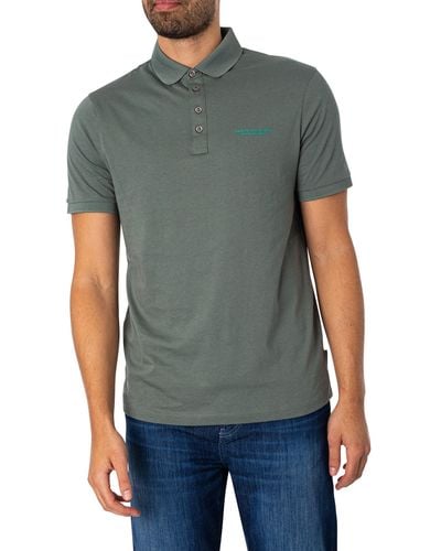Armani Exchange Logo Polo Shirt - Green