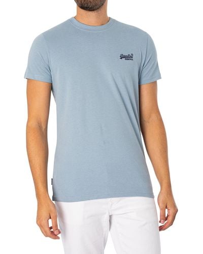 Superdry Essential Logo Emb T-shirt - Blue