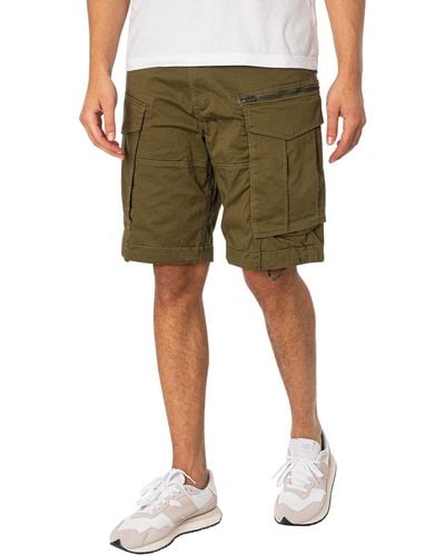 G-Star RAW Rovic Zip Relaxed Cargo Shorts - Green