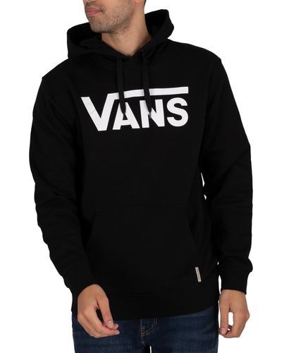 Vans Drop Logo Pullover Hoodie - Black