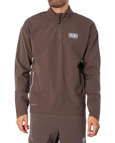 EA7 Ventus 7 Track Jacket - Brown