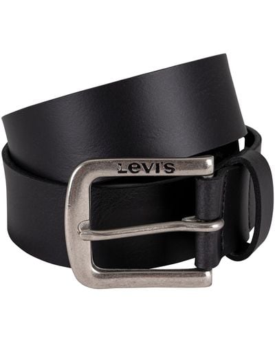Levi's Seine Regular Leather Belt - Black