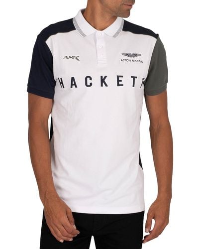 Hackett Amr Polo Shirt - White