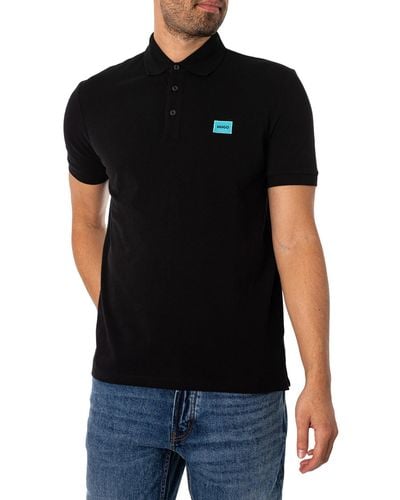 HUGO Dereso232 Slim Polo Shirt - Black