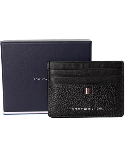 Tommy Hilfiger Central Card Leather Wallet - Blue