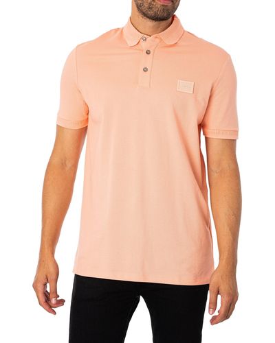 HUGO Dereso Polo Shirt - Pink