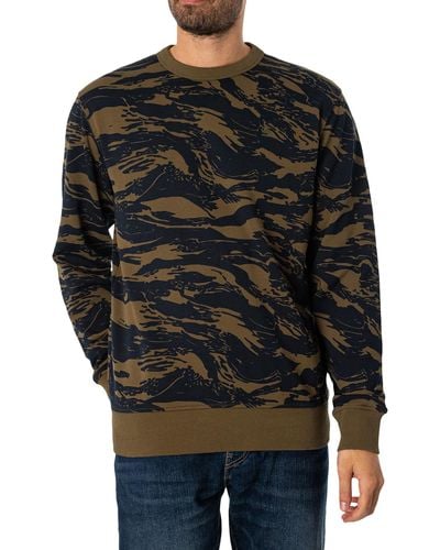 G-Star RAW Tiger Camo Sweatshirt - Black