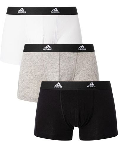 adidas 3 Pack Trunks - Multicolour