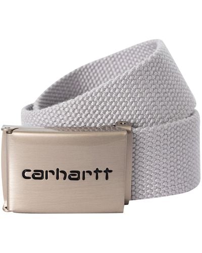 Carhartt Clip Chrome Belt - Grey