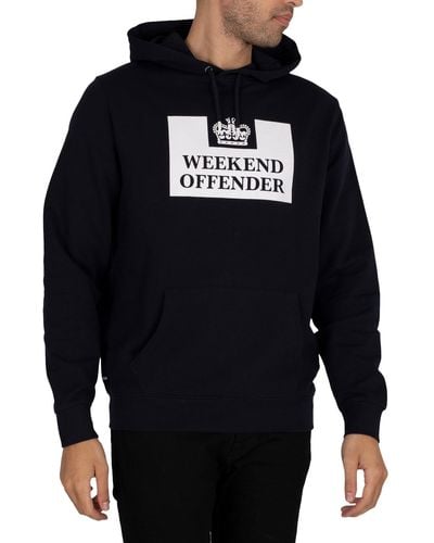 Weekend Offender Hm Service Classic Pullover Hoodie - Blue