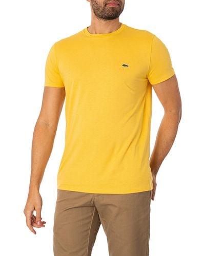Lacoste Pima Cotton T-shirt - Yellow