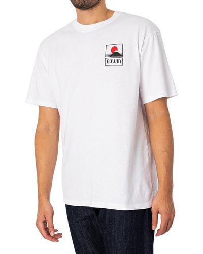 Edwin Sunset On Mount Fuji T-shirt - White