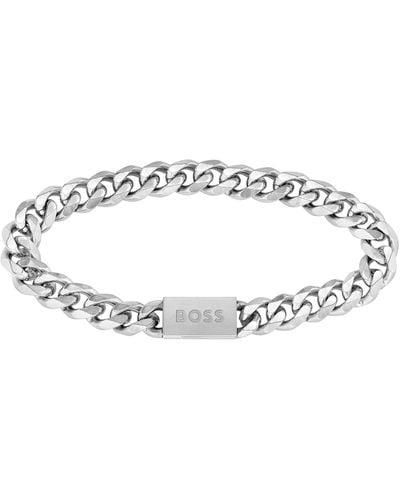 BOSS Chain For Him Bracelet - Metallic