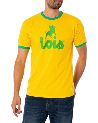 Lois Ringer Graphic T-shirt - Yellow