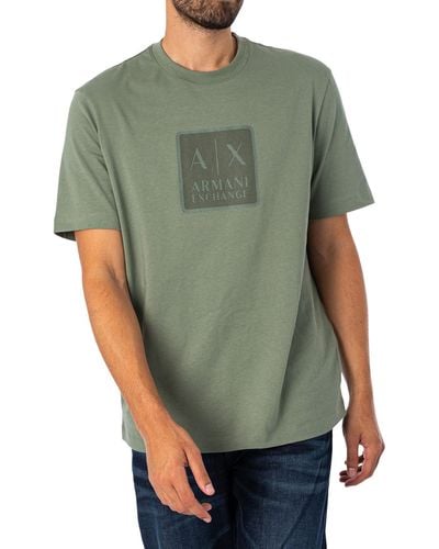 Armani Exchange Logo Graphic T-shirt - Green