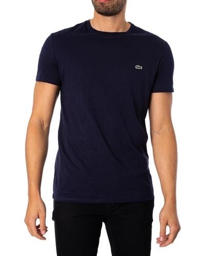 Lacoste Logo Crew T-shirt - Blue
