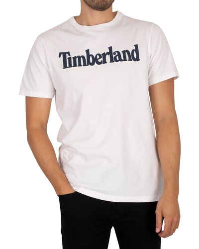 Timberland Kennebec Linear T-shirt - White