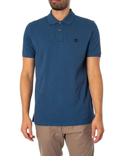 Timberland Pique Polo Shirt - Blue