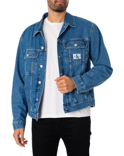 Calvin Klein Regular 90's Denim Jacket - Blue
