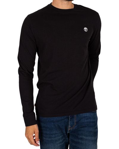 Timberland Black Cotton Men T-Shirt