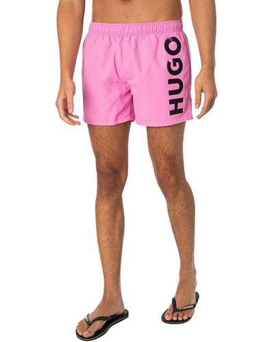 HUGO Abas Swim Shorts - Pink