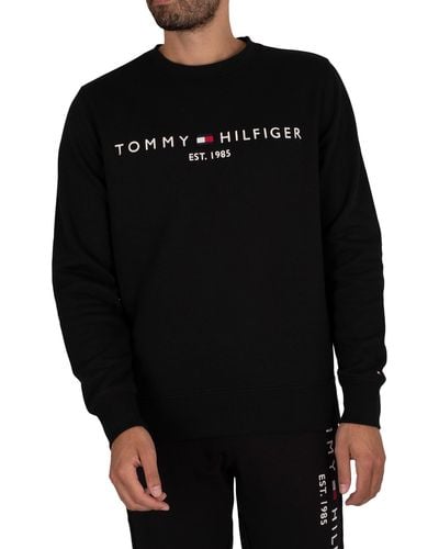 Tommy Hilfiger Tommy Logo Sweatshirt - Black