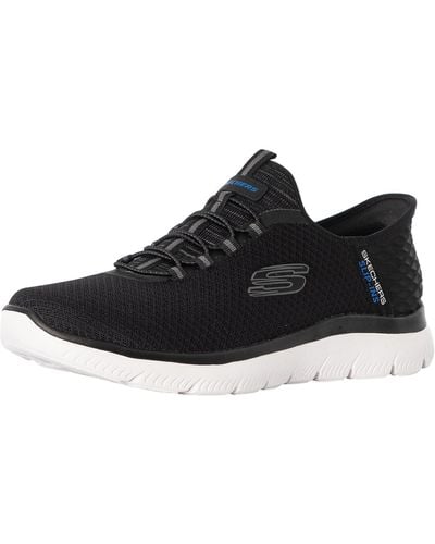 Skechers Summits High Range Wide Fit Sneakers - Black