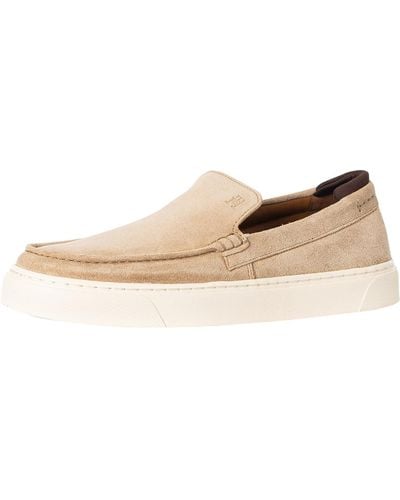 Tommy Hilfiger Casual Suede Loafers - Natural