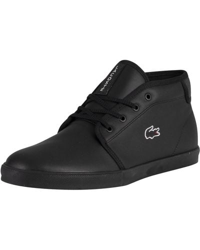 Lacoste Ampthill 120 2 Cma Leather Trainers - Black