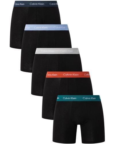 Calvin Klein 5 Pack Classic Boxer Briefs - Black