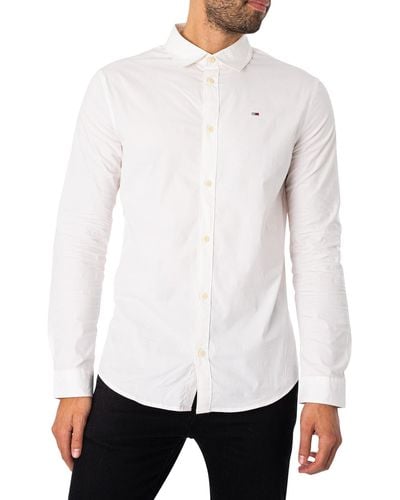 Tommy Hilfiger Original Stretch Slim Shirt - White