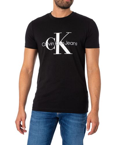 Calvin Klein Short sleeve t-shirts for Men | Online Sale up to 69% off ...